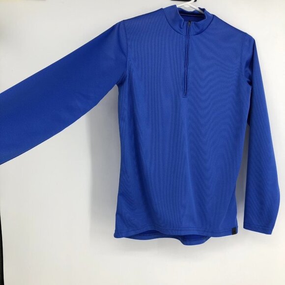 Nike ACG cobalt Blue Drifit Long Sleeve 1/4 zip baselayer shirt size  M - Picture 11 of 13